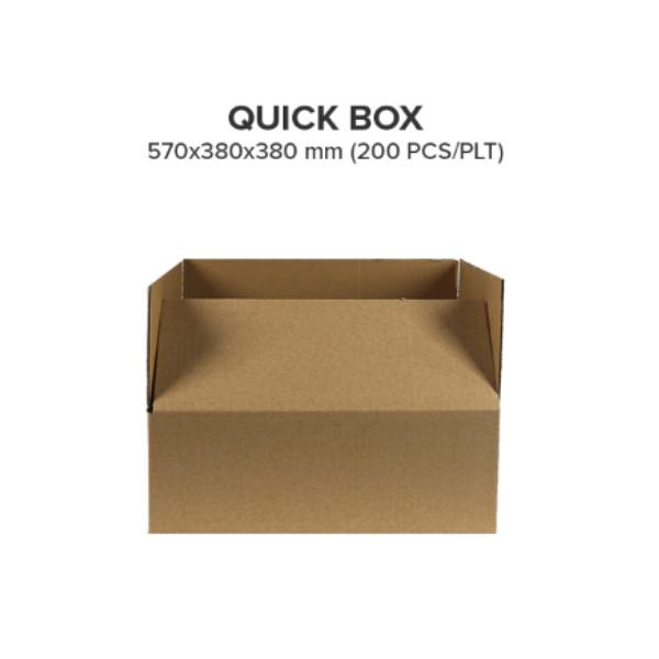 Quickbox 570x380x380 mm utan tejp