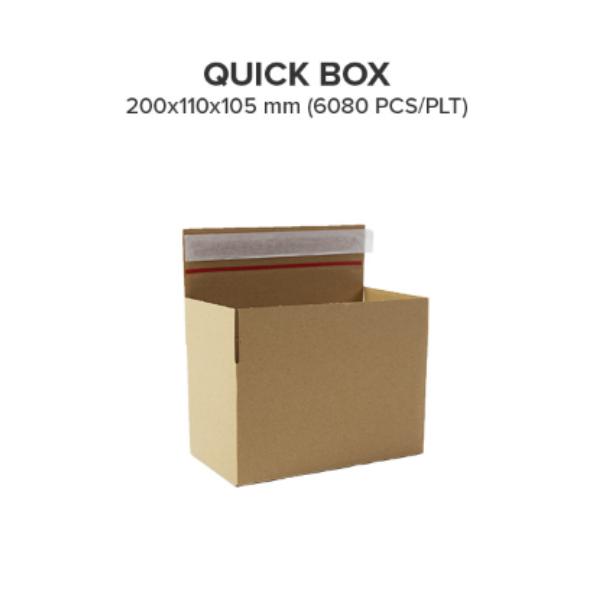 Quickbox med tejp 200x110x105 mm