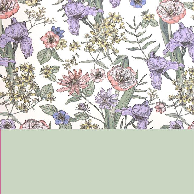 Presentpapper 3675 Iris  55 cm x 100 m