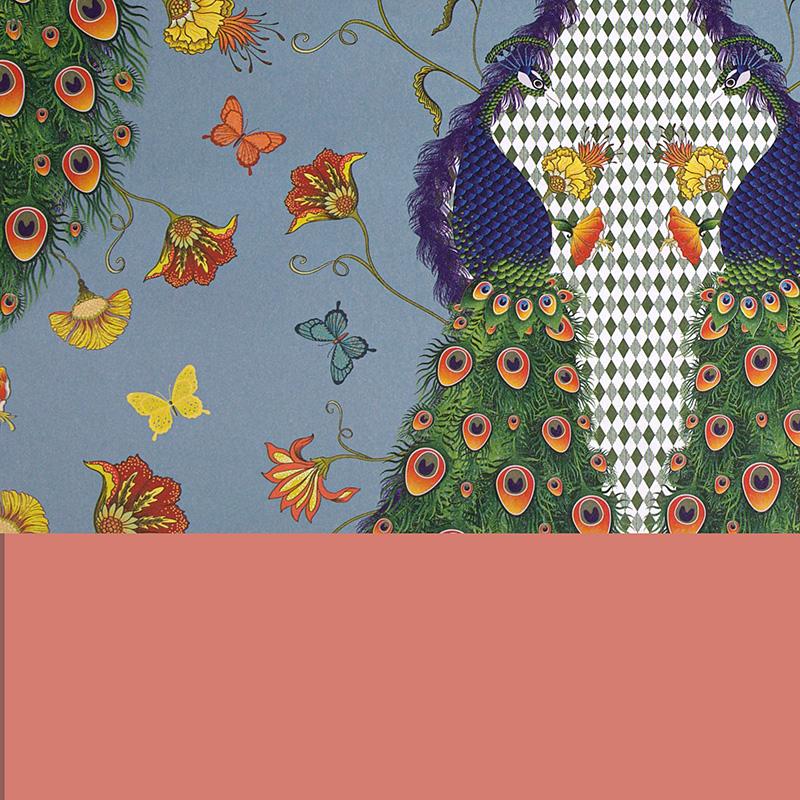 Presentpapper 3676 Peacock Fantasy 55 cm x 100 m