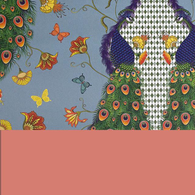 Presentpapper 3676 Peacock Fantasy 55 cm x 100 m