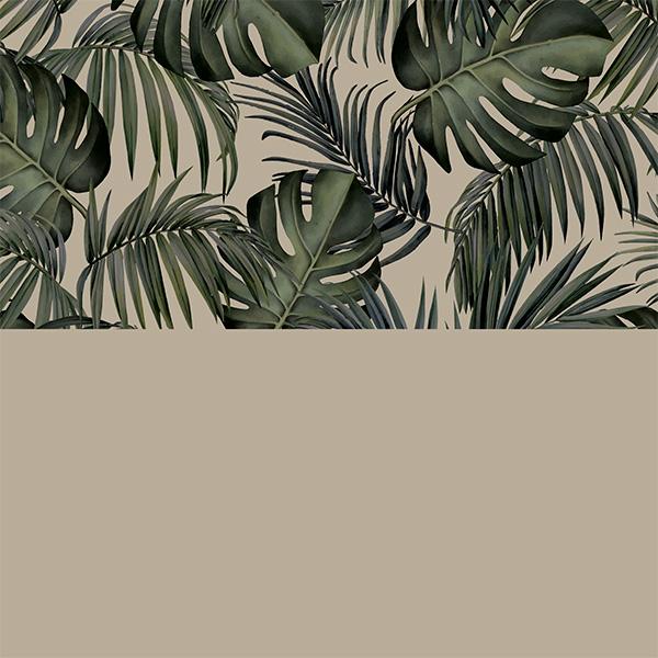 Presentpapper 3681 Palm Leaves Green 55cm x 100m