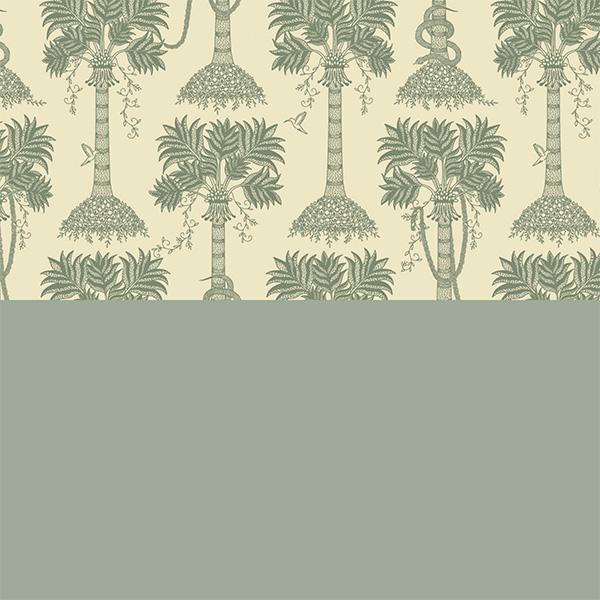 Presentpapper 3685 Tropical Green 55cm x100m Utgående