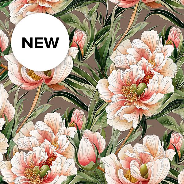 Presentpapper 3695 55cm Autumn Peony, 100m
