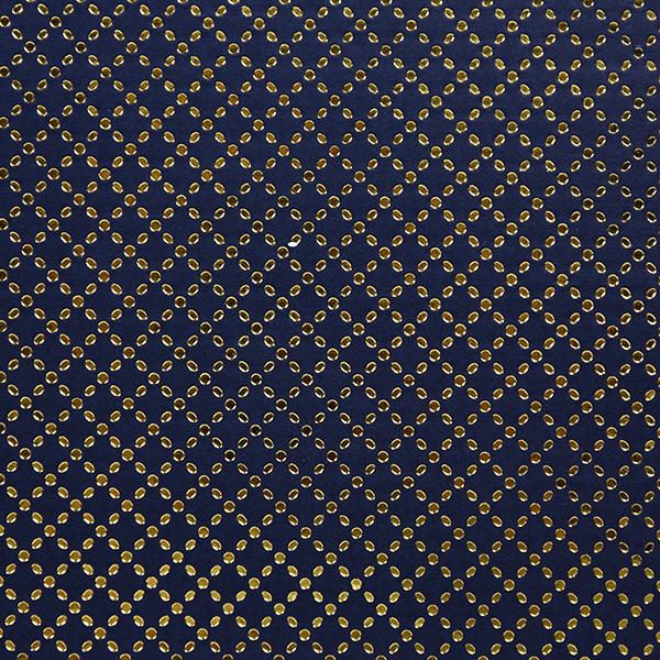 Presentpapper 3703 Classy Gold Blue 55cm x 80m