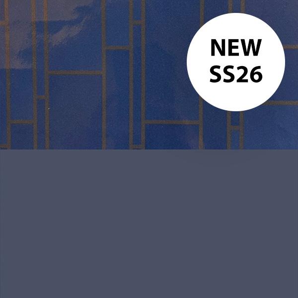 Presentpapper 3713 Glazed Tile Blue 55cm