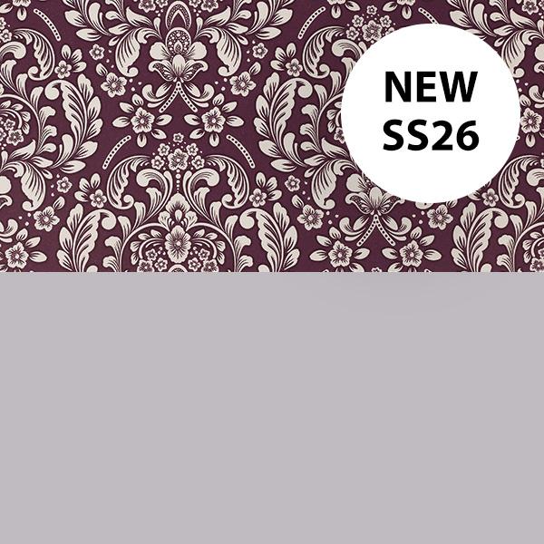 Presentpapper 3715 Blossom Lace Burgundy 55cm