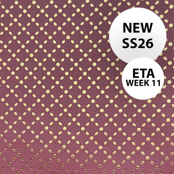 Presentpapper 3703 Classy Gold Burgundy 55cm x 80m