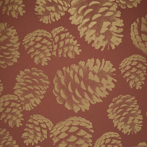 Julpapper 6299 Brown Gold Pine Cone