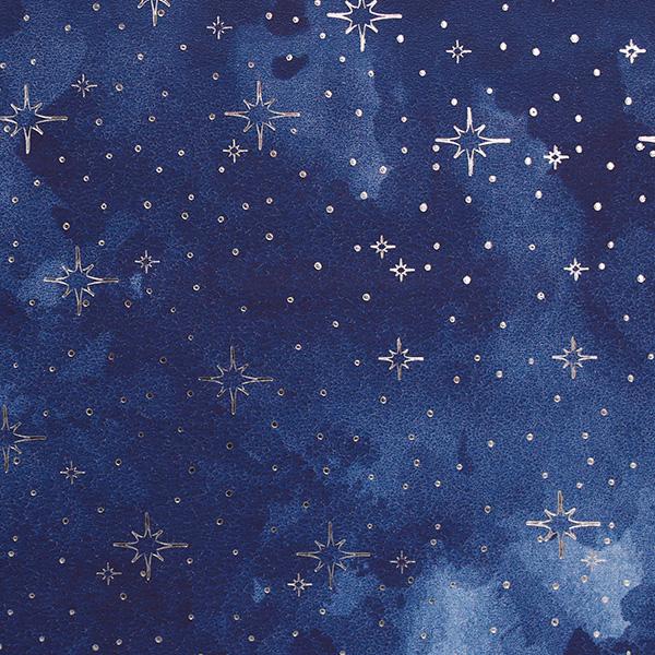 Julepapir 6400 Winter Star Night Blue