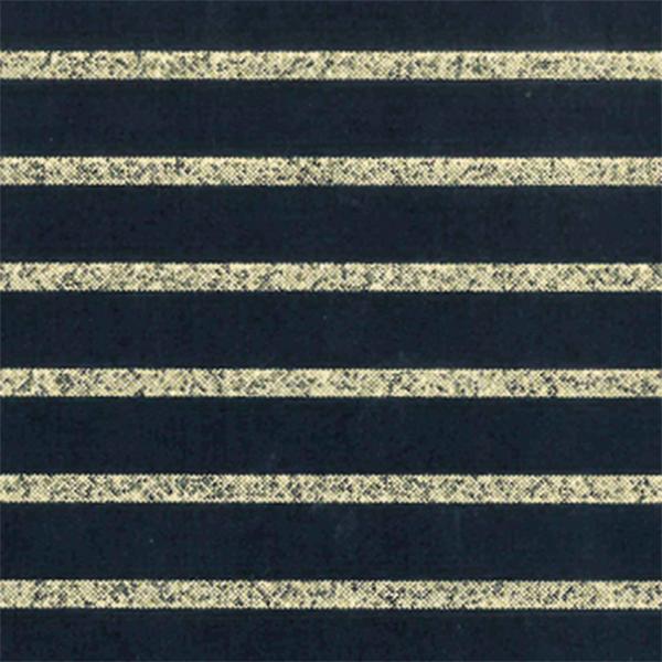 Presentpapper 6459 Blue w Goldchampagne Stripes 55 cm