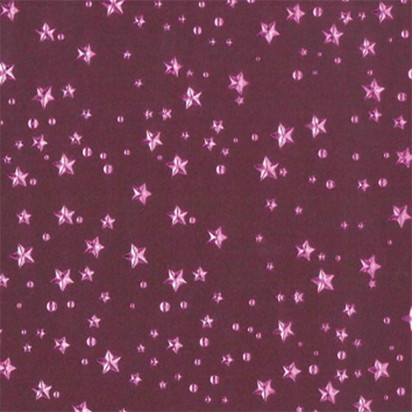 Julpapper 6466 Purple Little Stars 55 cm