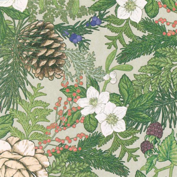 Presentpapper 6471 Forest Floor Beige 55 cm