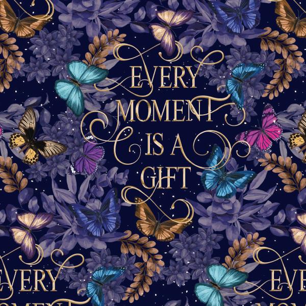 Julpapper 6488 Every Moment is a Gift 55 cm