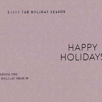 Julpapper 6498 Christmas Greetings Dusty Rose 55cm x80m