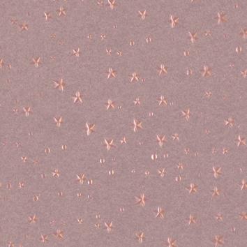 Julpapper 6499 Little Stars Antique Rose 55cm x100m