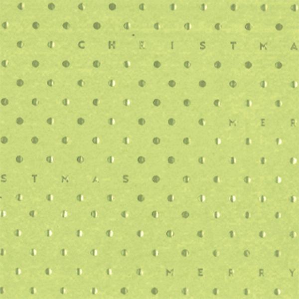 Julpapper 6500 Merry Christmas Dots Lime   55 cm