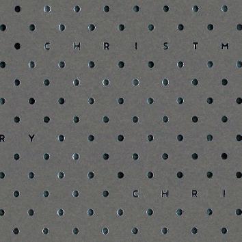 Julpapper 6506 Dot Merry Christmas Dark Grey 55cm x100m