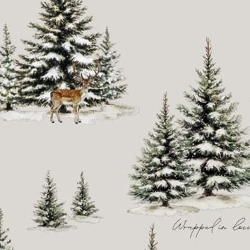 Christmas paper 6529 Christmas Forest 55cm x 100m