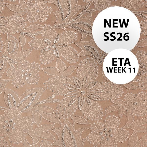 Presentpapper 6540 Luxury Lace flow Nougat 55 cm x 80 m