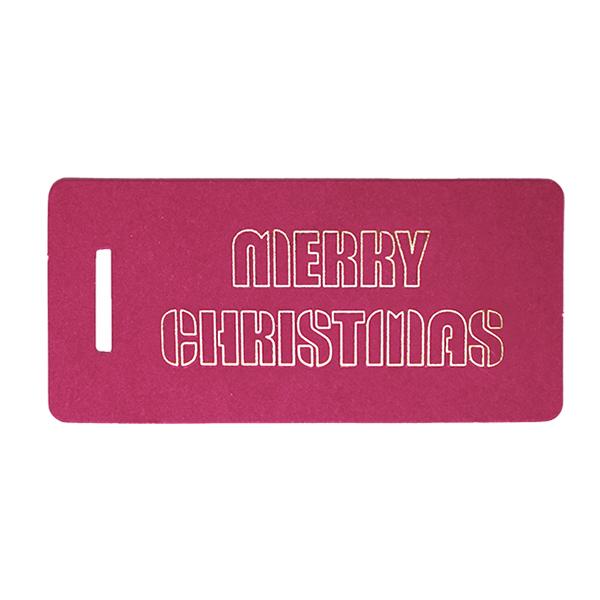 Hängen Merry Christmas Dark Pink 90 st