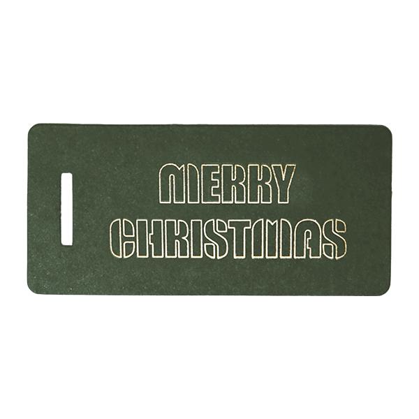 Hängen Merry Christmas Dark Green 90 st