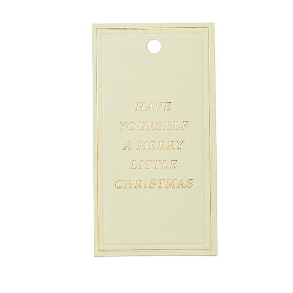 To & From Tag Christmas Greatings Cream 90st 