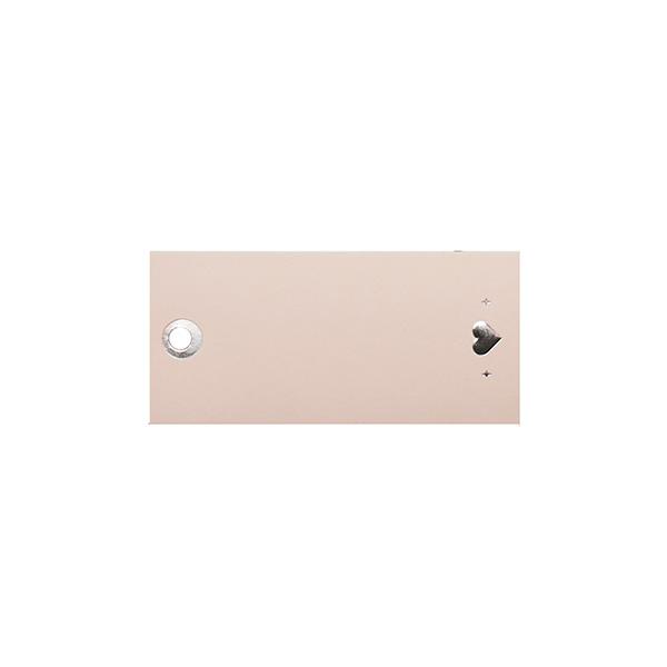 Hang Tag 40x85mm Dusty Rose m Silverfolie (90)