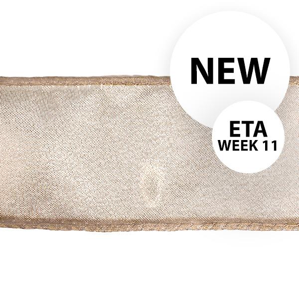 Organza band Champagne 40mm x 45m