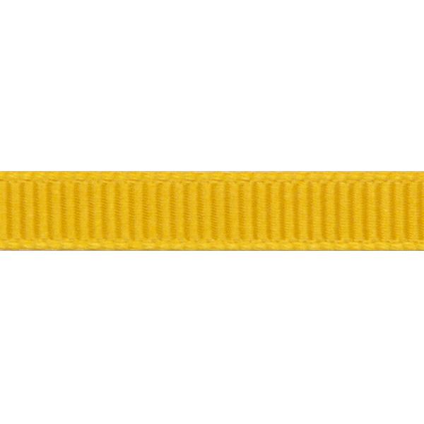 Ribbat silkeband 6mm 90m. Topaz Yellow