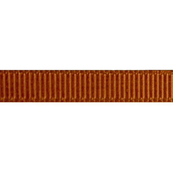 Ribbat silkeband 6mm 90m. Copper