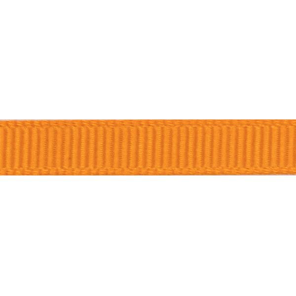 Ribbat silkeband 6mm 90m. Tangerine