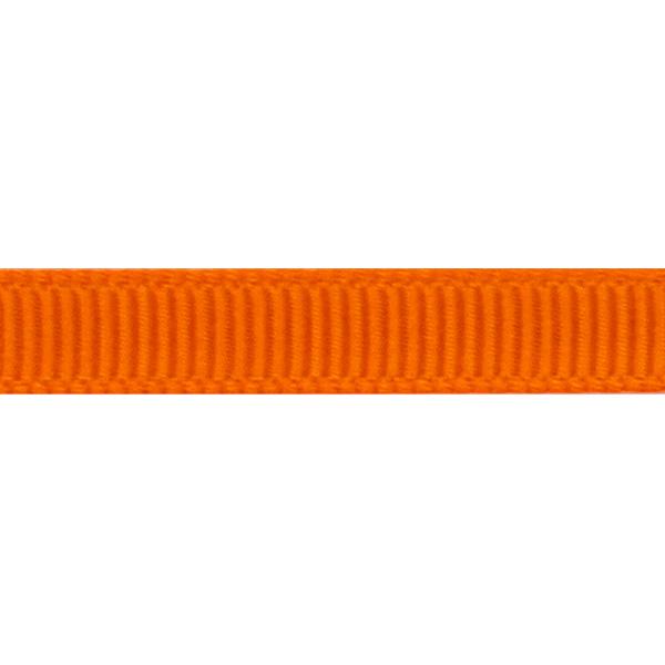 Ribbat silkeband 6mm 90m. Russet Orange
