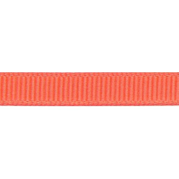 Ribbat silkeband 6mm 90m. Neon Orange