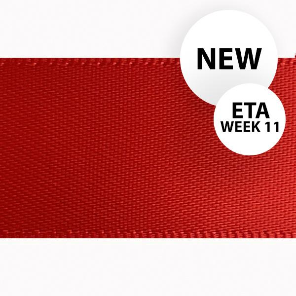 Silkeband 18mm 90m. Poppy Rose