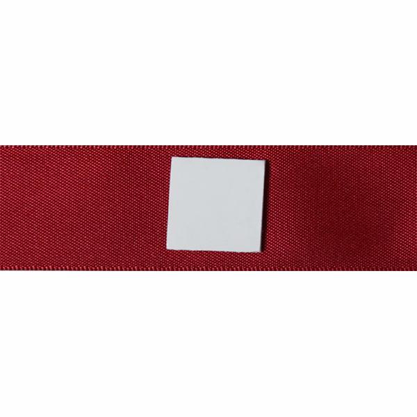 Silkeband rosett  25 mm 50 stk Dark Red