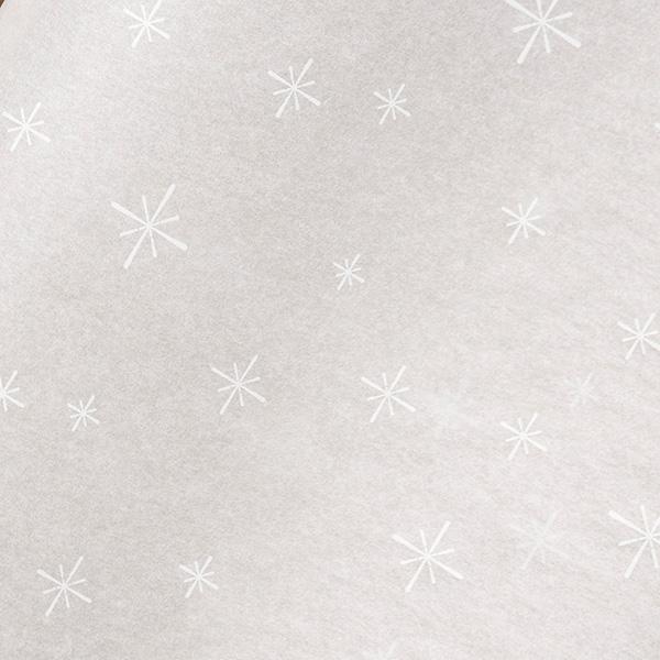 Tissue Paper Merry Christmas White Stars  50x75cm
