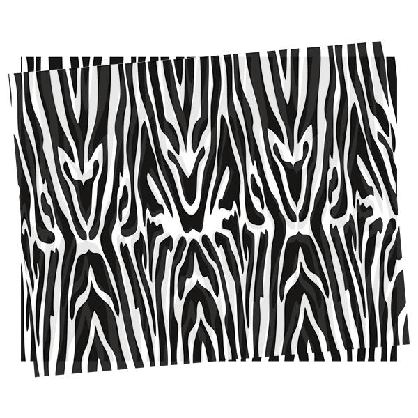 Silkepapper Zebra 50x75cm 480 ark