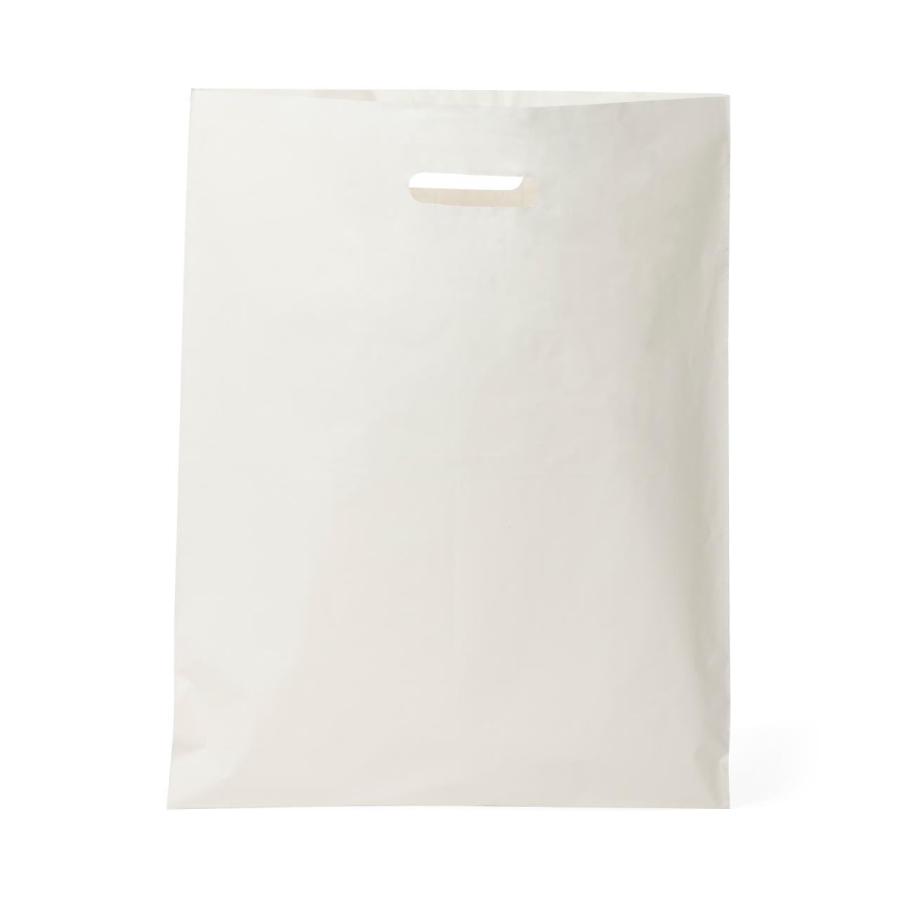 Plastkasse Creme 25x35cm 50MY