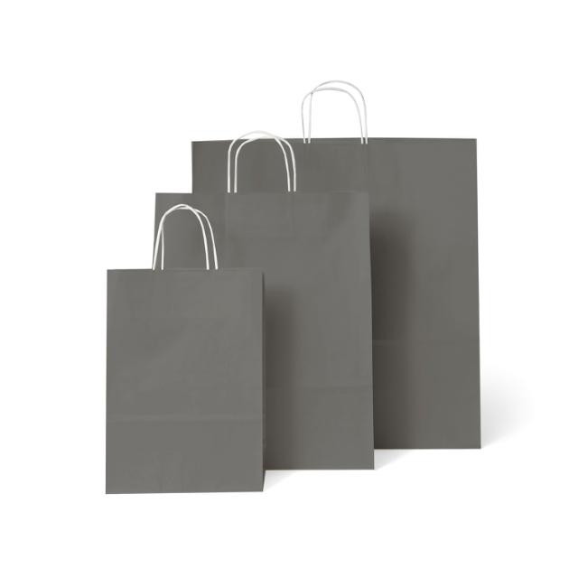 Papperskasse Kraft GråbrunTwist 45x17x48