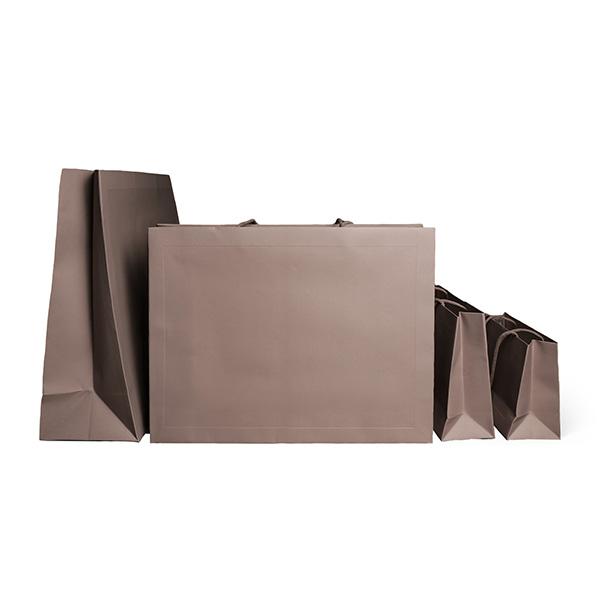 Lyxkasse Nougat kraft m ram 200x80x150mm (100)