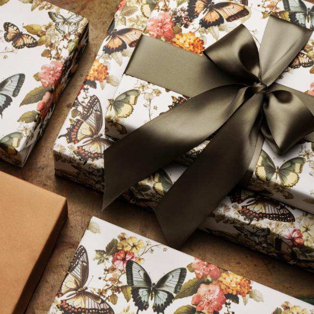 Presentpapper 3698 Butterflies, 100 m