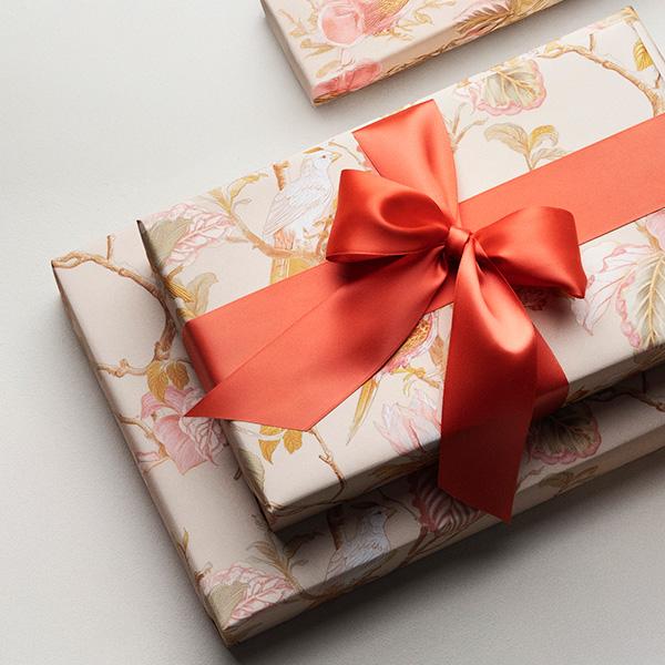 Presentpapper 3712 Botanical vintage 55cm