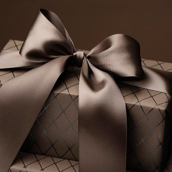 Silkeband 50mm 45mtr. Varmgrå