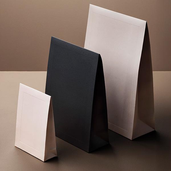 Presentpåse Vit m ram 160x60x230+60mm (100) 